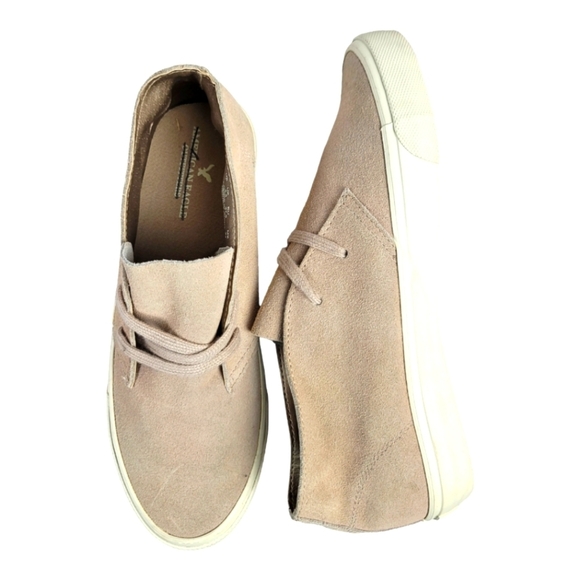 American Eagle Outfitters Tan Suede Chukka Sneakers - Picture 8 of 10